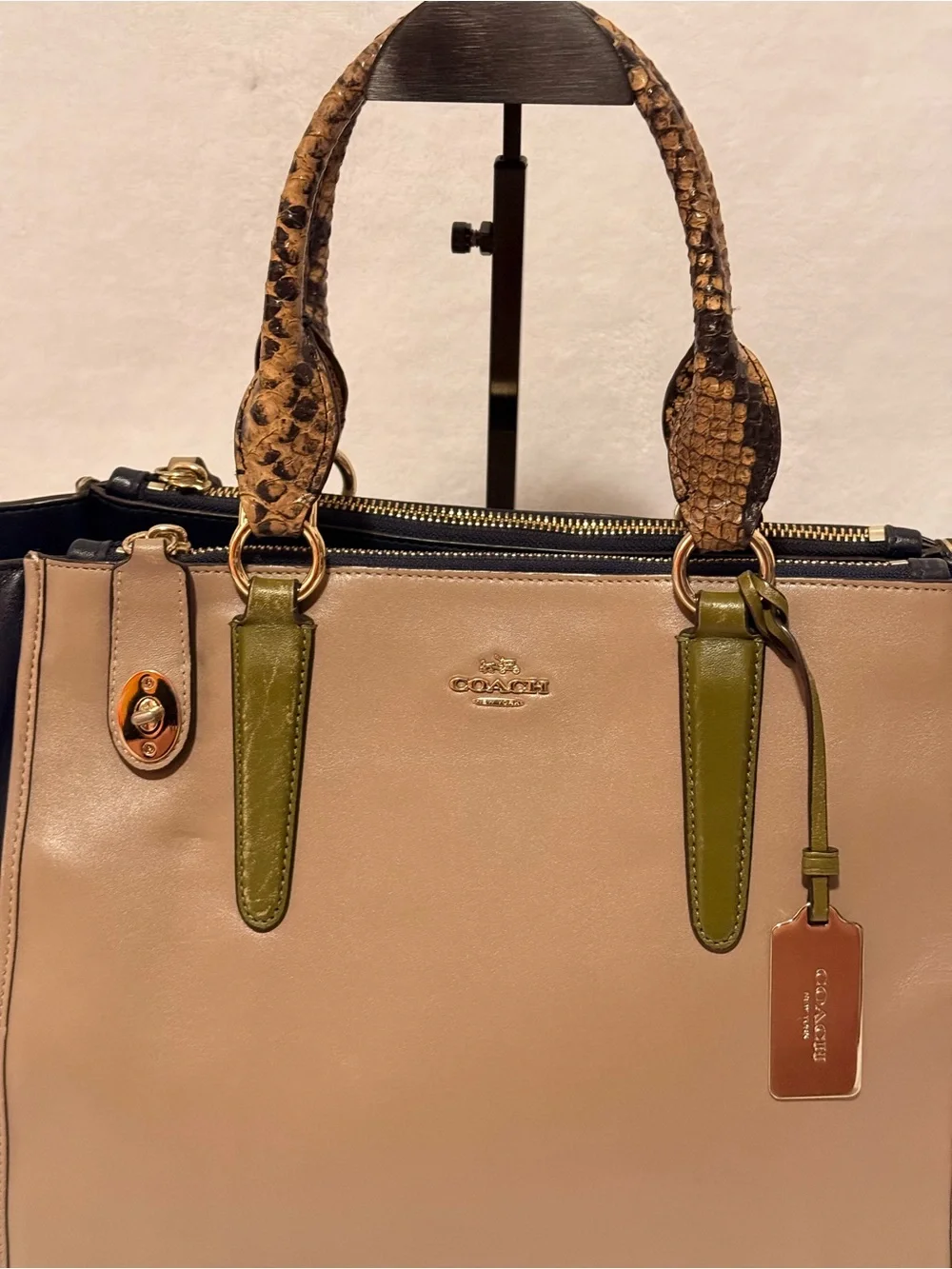 Coach Crosby Carryall in Colorblock Leather